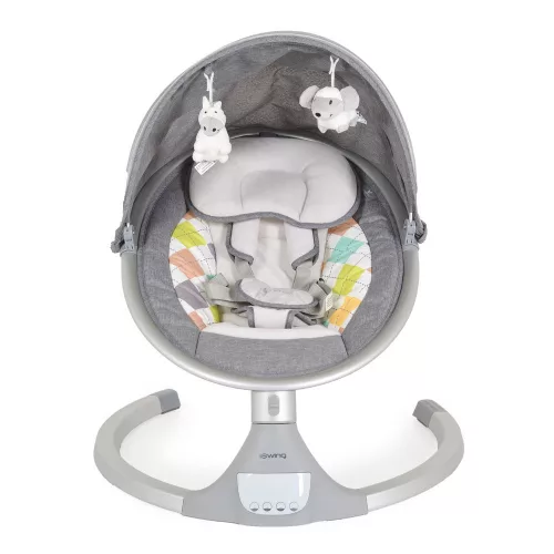 Moni Iswing elektromos hinta, 9 kg, 5seb., szúnyoghálóval V.SZÜRKE