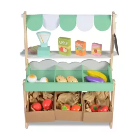 Moni Moni toys fajáték fa szupermarket szett 50x45x21cm