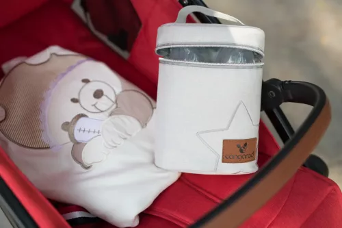 Moni Cangaroo Charlie termotáska dupla sötét szürke