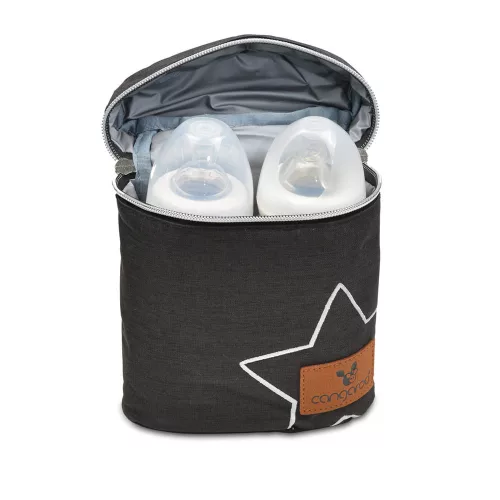 Moni Cangaroo charlie termotáska dupla fekete