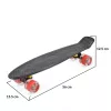 Moni BYOX  Gördeszka 22" SPICE LED 56x15 cm FEKETE