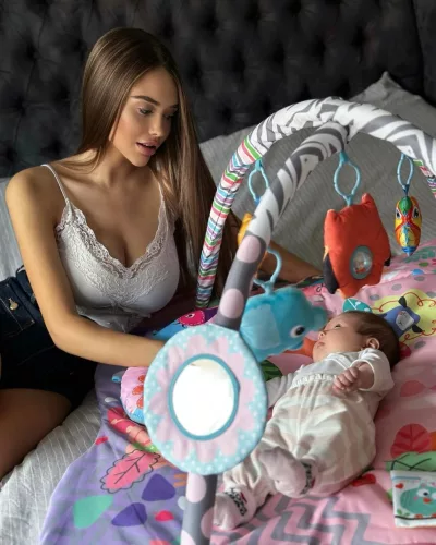Moni Oasis játszószőnyeg oldalfallal nagy szürke