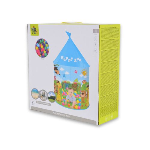 Moni Sátor jurta alakú 25 kék labdával