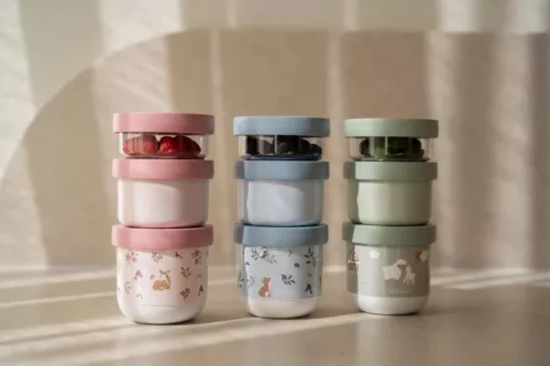 Little Dutch gyerek snack tál készlet 3 db-os - forest friends