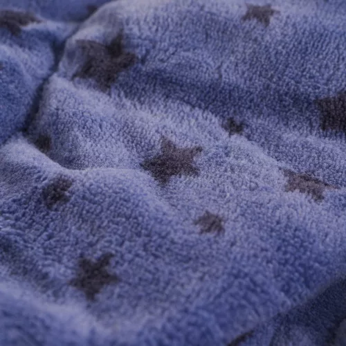 Moni Cangaroo cuddle vastag téli bundazsák kék