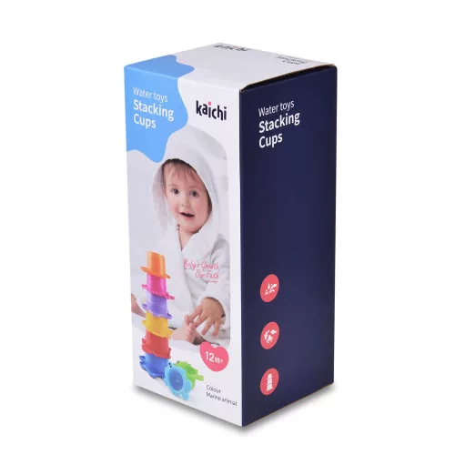 Moni Műanyagjáték egymásra rakható poharak