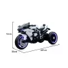 Moni BO NINJA elektromos motor 3 kerekű FEHÉR
