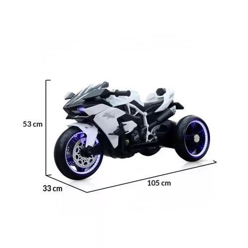 Moni BO NINJA elektromos motor 3 kerekű FEHÉR