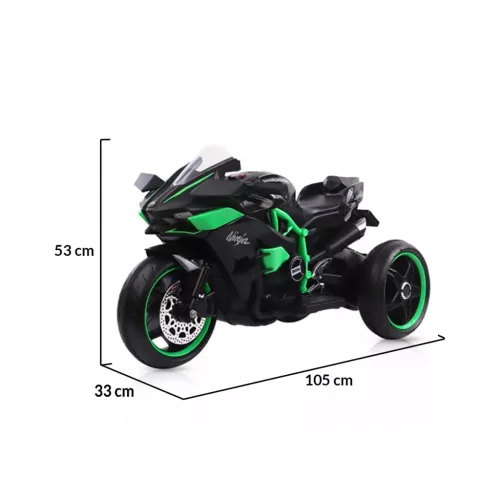 Moni BO NINJA elektromos motor 3 kerekű FEKETE