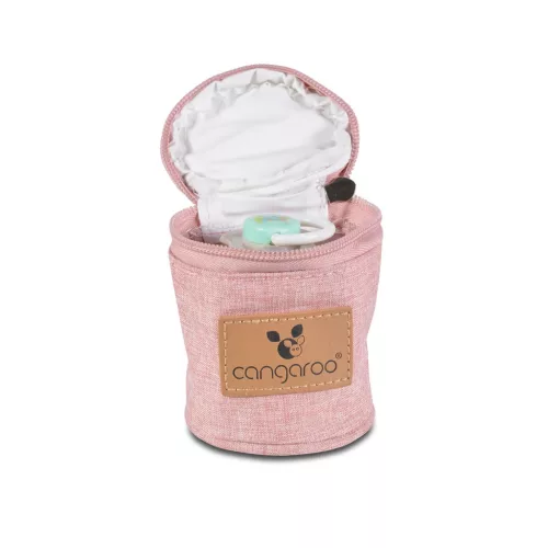 Moni Cangaroo Celio termo táska bébiétel/ cumitároló pink