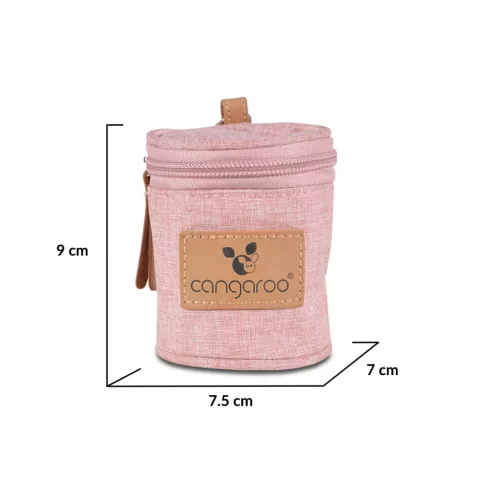 Moni Cangaroo Celio termo táska bébiétel/ cumitároló pink