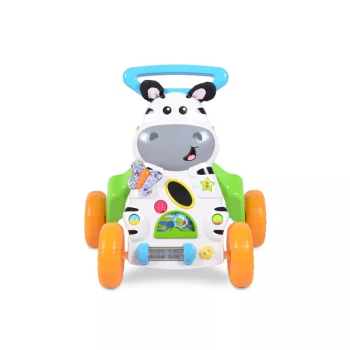 Moni MUSIC PUSH WALKER 2in1 járássegítő zebrás