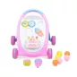 Moni MUSIC BABY WALKER járássegítő sütis PINK