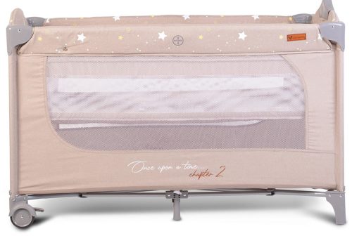 Moni Cangaroo once upon2 2 szint utazóágy zenélő forgó játékkal bézs