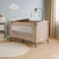   Moni Cangaroo Once upon3 2 szintes utazóágy zenélő játékkal, pelenkázós bézs