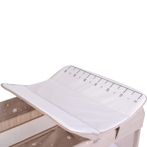 Moni Cangaroo once upon3 2 szintes utazóágy zenélő játékkal, pelenkázós bézs