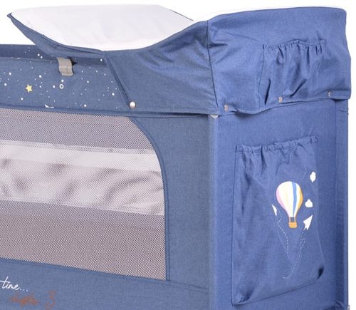 Moni Cangaroo once upon3 2 szintes utazóágy zenélő játékkal, pelenkázós farmer