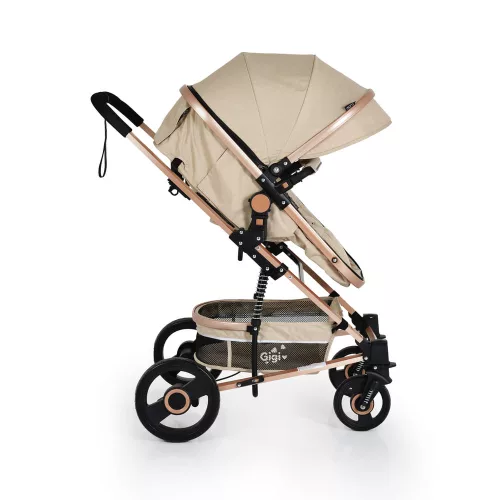 Moni Gigi átalakítható, kétfunkciós babakocsi bézs