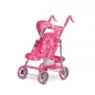 Moni Toys Stars játék babakocsi lapra csukhatós