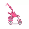 Moni Toys Stars játék babakocsi lapra csukhatós