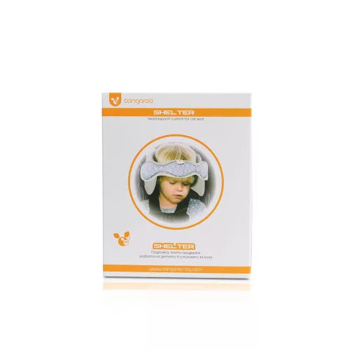 Moni Cangaroo shelter fejtámasz ergonomikus fekete