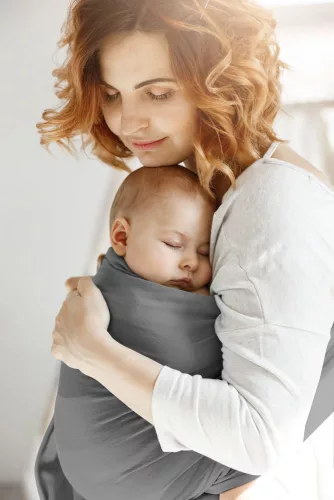 Moni Cangaroo cherish hordozókendő szürke