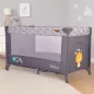 Moni Cangaroo Africa 1 szintes utazóágy 14 kg-ig szürke