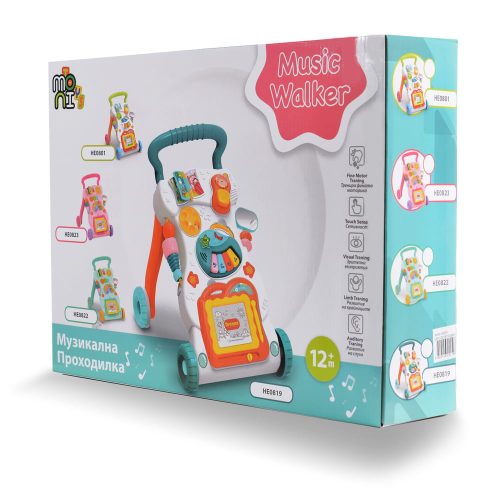 Moni Moni toys dreams járássegítő műanyag 2in1 kék fogantyúval