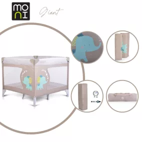 Moni Moni giant járóka összecsukható bézs/szürke