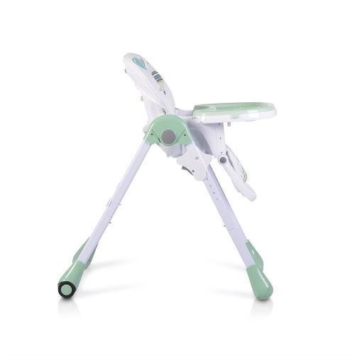 Moni Muffin multifunkciós etetőszék, mintás, 2 kerékkel menta