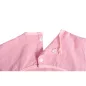 Moni Tea time előke hosszú ujjas pink