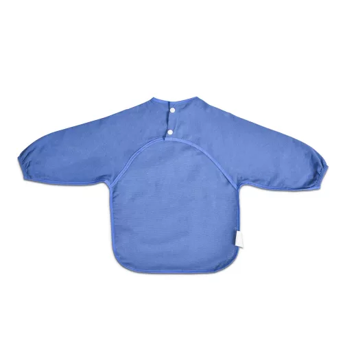 Moni Tea time előke hosszú ujjas kék