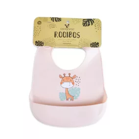 Moni Cangaroo Rooibos szilikon előke pink zsiráf