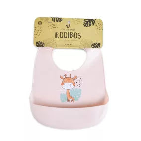 Moni Cangaroo rooibos szilikon előke pink zsiráf