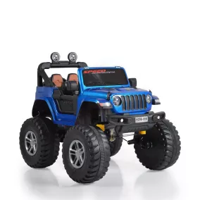 Moni Moni bo fuego jeep 3 seb., 4 motoros 30 kg kék metál