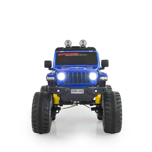 Moni Moni bo fuego jeep 3 seb., 4 motoros 30 kg kék metál