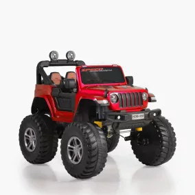 Moni Moni bo fuego jeep 3 seb., 4 motoros 30 kg piros metál