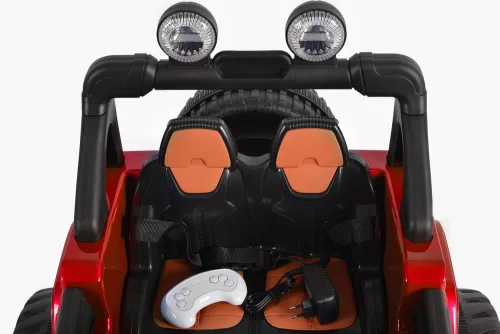 Moni Moni bo fuego jeep 3 seb., 4 motoros 30 kg piros metál