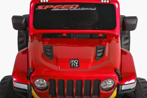 Moni Moni bo fuego jeep 3 seb., 4 motoros 30 kg piros metál