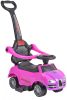 Moni Rider beülős autó tolókarral pink