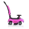 Moni Moni rider beülős autó tolókarral pink