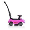 Moni Rider beülős autó tolókarral pink