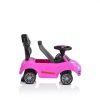 Moni Rider beülős autó tolókarral pink