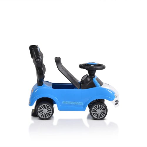 Moni Moni rider beülős autó tolókarral kék