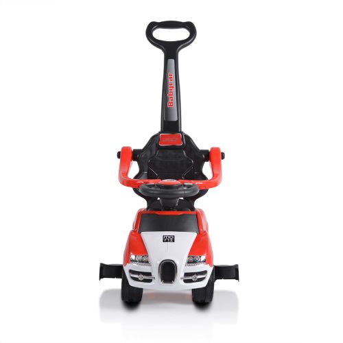 Moni Moni rider beülős autó tolókarral piros