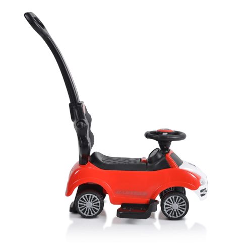 Moni Moni rider beülős autó tolókarral piros