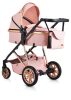 Moni Midas 2in1 babakocsi + táska, fekvőbetét pink