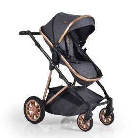   Moni Moni midas átalakítható sport/mózes babakocsi + táska, +fekvőbetét fekete