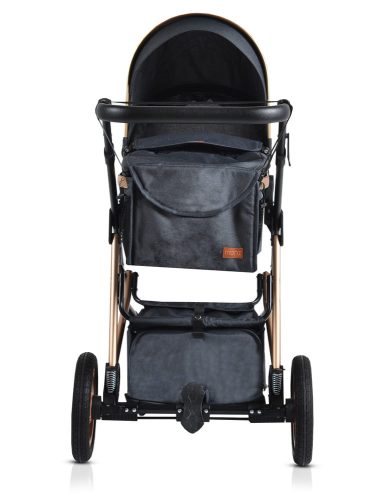 Moni Moni midas átalakítható sport/mózes babakocsi + táska, +fekvőbetét fekete