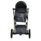   Moni Moni midas átalakítható sport/mózes babakocsi + táska, +fekvőbetét fekete